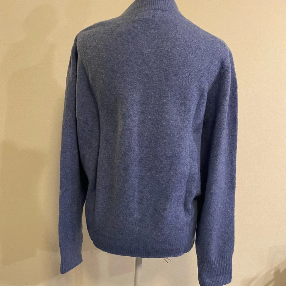 J. Crew Extra Soft Women's Light Blue Crew Neck Sweater size L